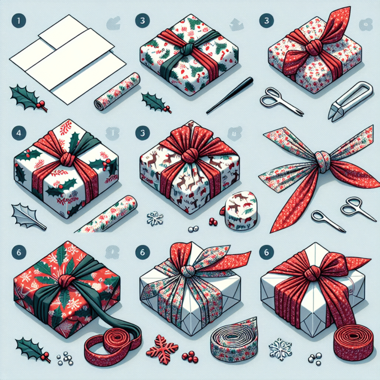 Crafting Holiday Gift Wraps: Steps to Achieving the Perfect Furoshiki