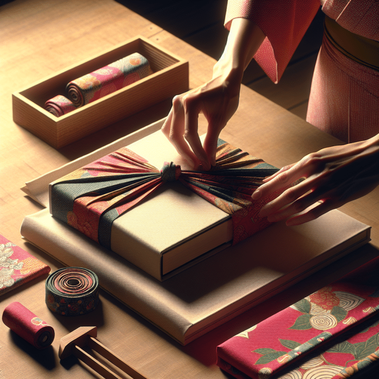 Wrapping Books Elegantly with Furoshiki
