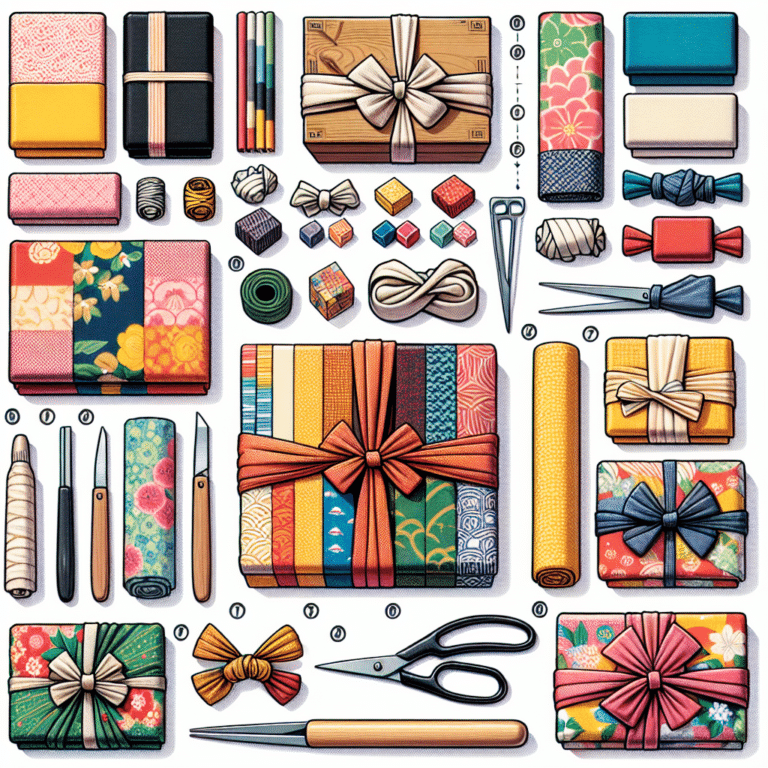 Crafting Homemade Furoshiki Gift Bags