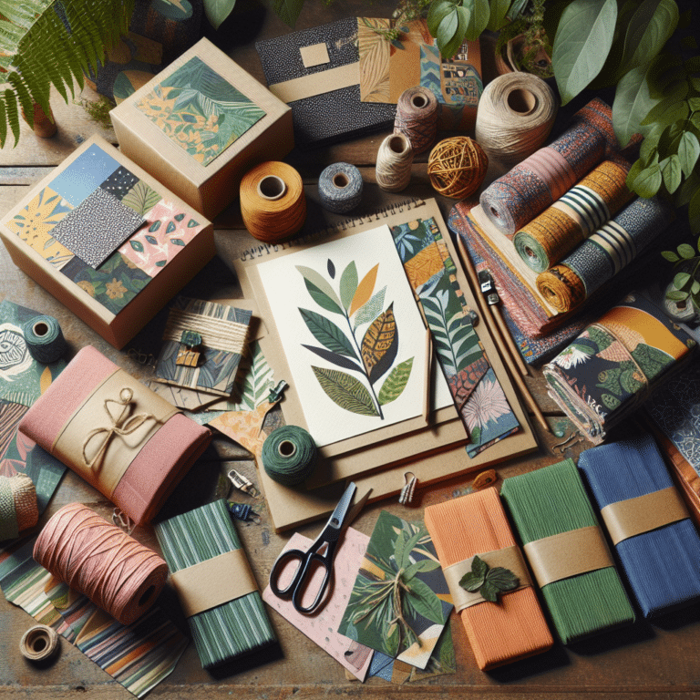 How to Combine Fabric Wraps with Eco-Friendly Cards