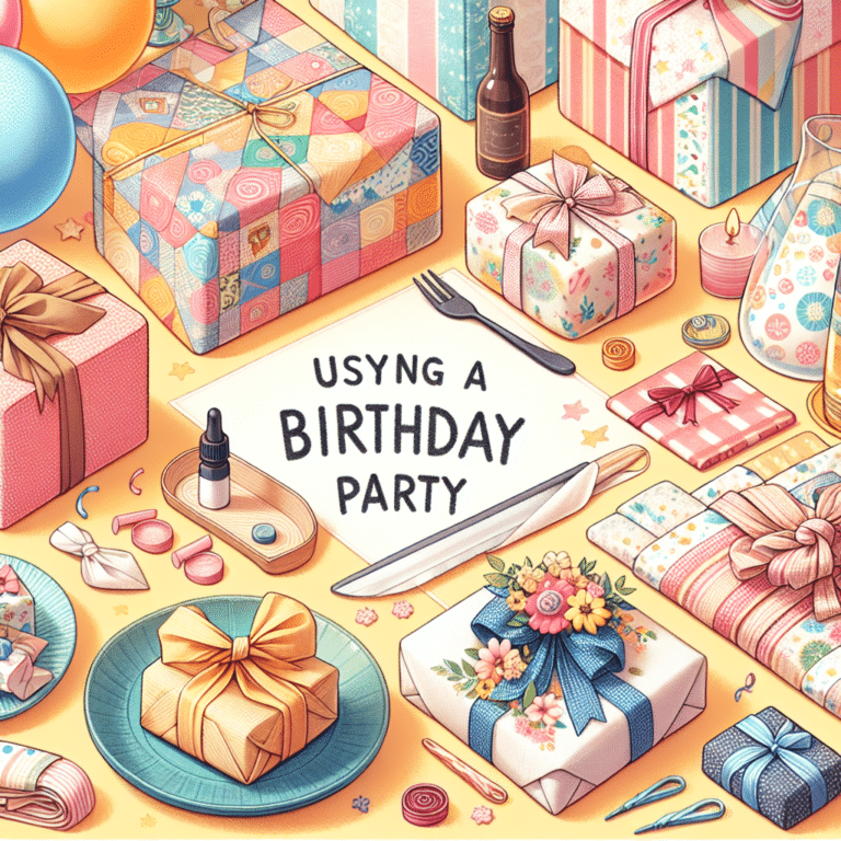 Styling Furoshiki for Birthday Parties