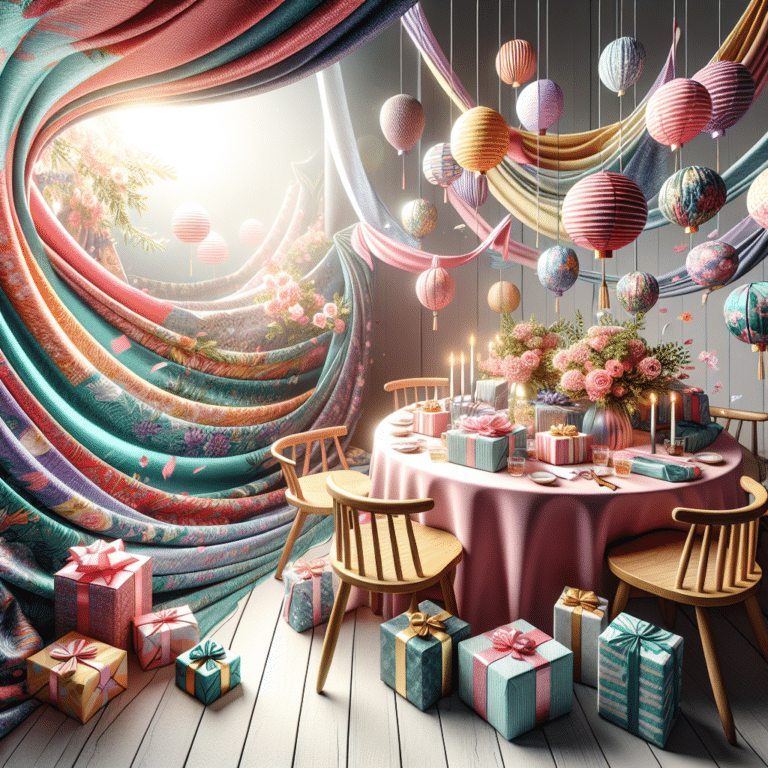 Styling Furoshiki for Birthday Parties