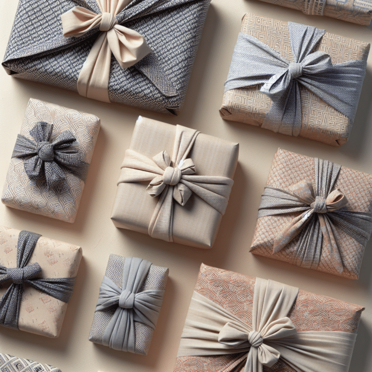 Furoshiki Wrapping for Minimalist Gifts