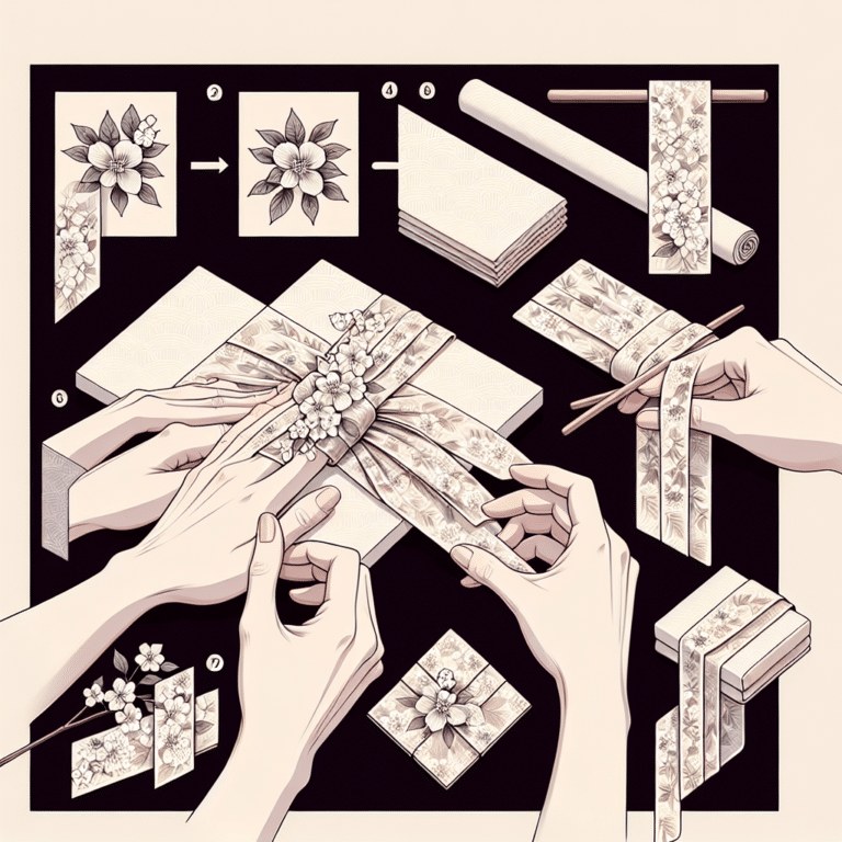 Step-by-Step Ideas for Wedding Furoshiki