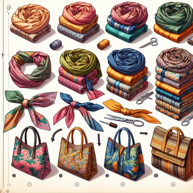 Revitalize your Old Scarves into Chic Furoshiki Bags