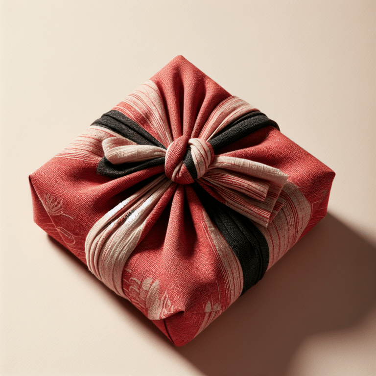Furoshiki Wrapping for Minimalist Gifts