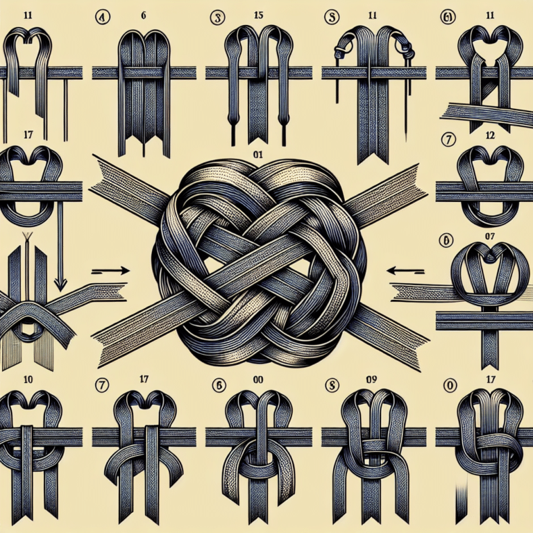 How to Tie the Ribbon Knot Without Ribbon