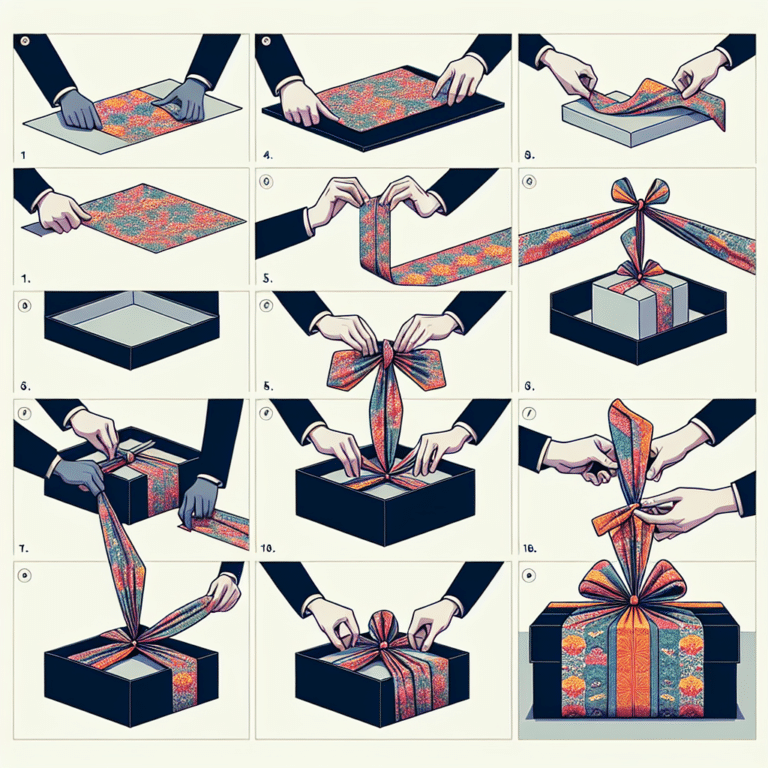 Wrapping a Box with Furoshiki: A Step-by-Step Guide