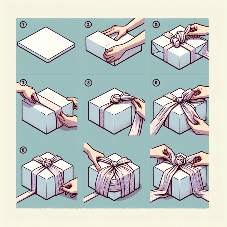 Techniques to Wrap a Box with Furoshiki: A Step by Step Tutorial