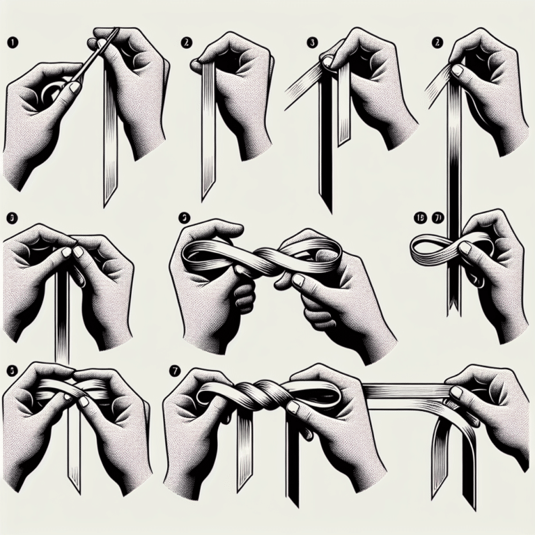 How to Tie the Ribbon Knot Without Ribbon