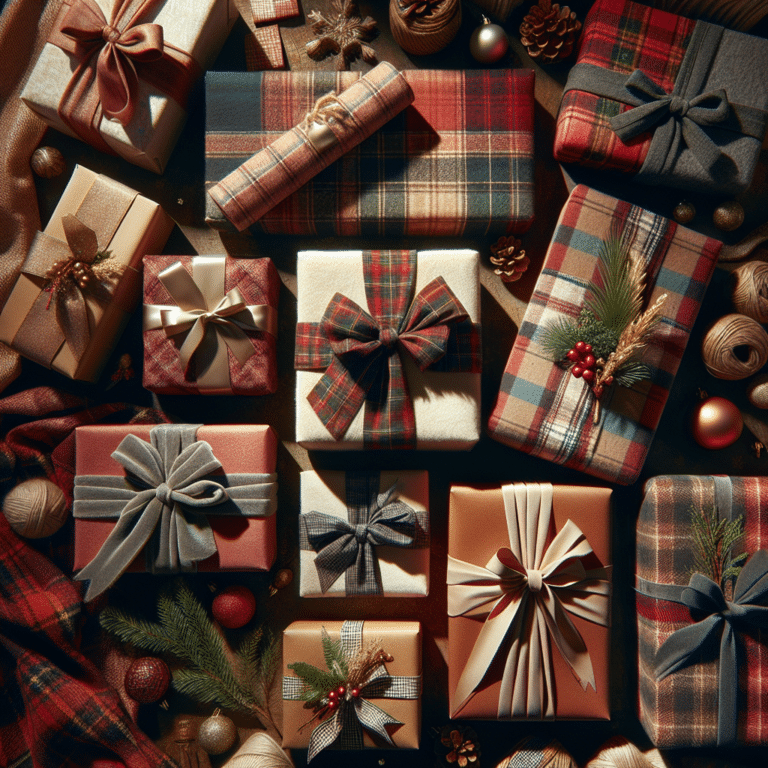 Inspiration for Holiday Gift Wrapping with Fabric