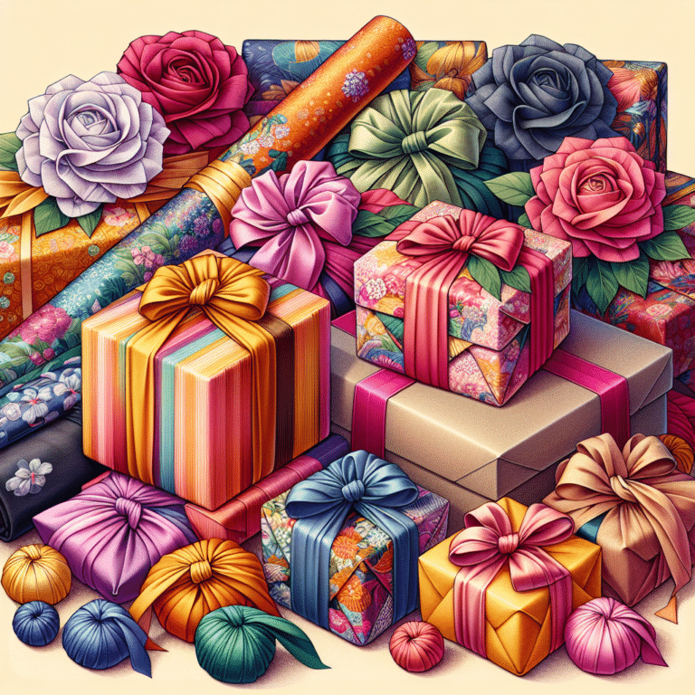 The Art of Sustainable Gift Giving: Furoshiki Fabrics