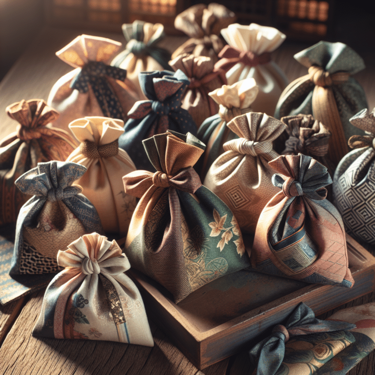 Turning Vintage Fabrics into Furoshiki Gift Bags