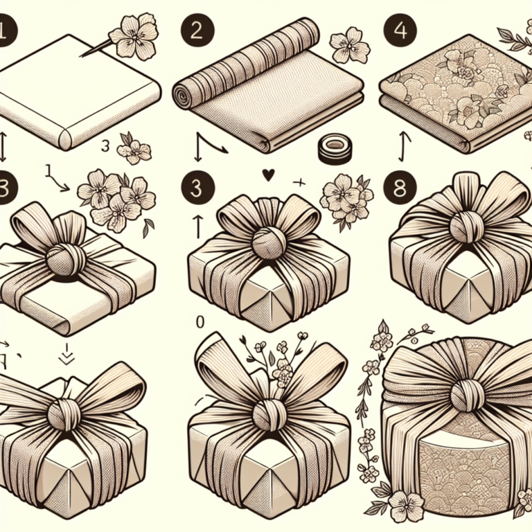 Step-by-Step Ideas for Wedding Furoshiki