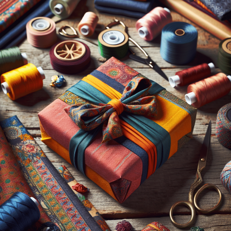 Create the Perfect Birthday Gift Presentation with DIY Fabric Wrapping