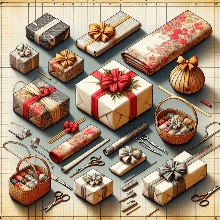 Innovative Ideas for Wrapping Gift Baskets with Furoshiki