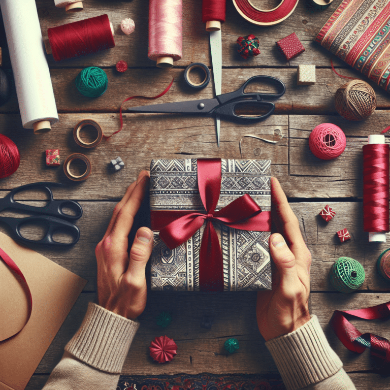 Wrapping Gifts Without Using Tape or Glue