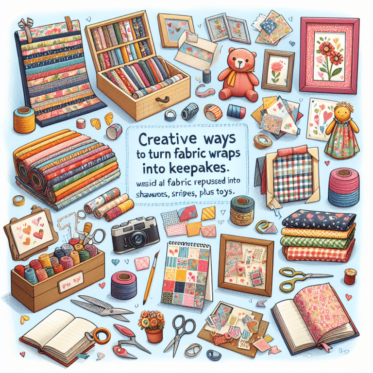 Creative Ways to Turn Fabric Wraps into Keepsakes".