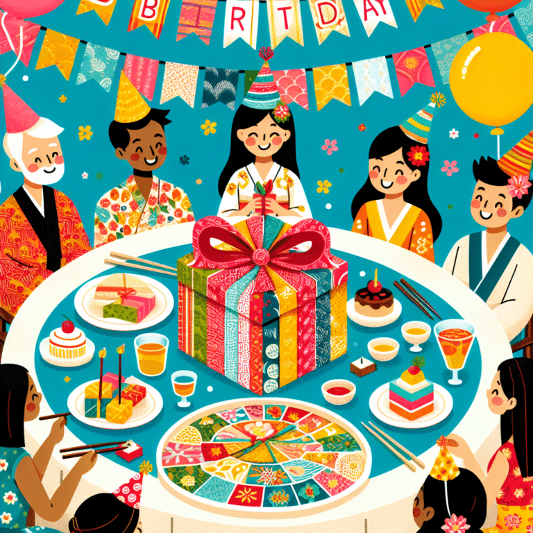 Styling Furoshiki for Birthday Parties