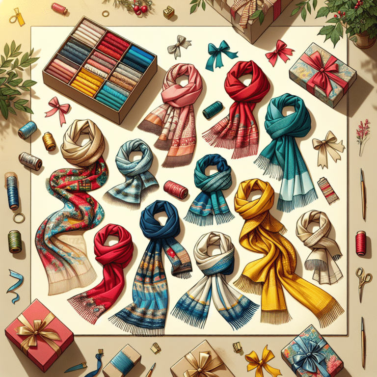 Revamping Old Scarves into Chic Wraps for Presents