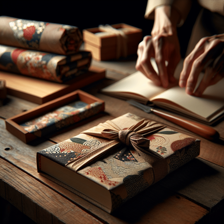 Wrapping Books Elegantly with Furoshiki