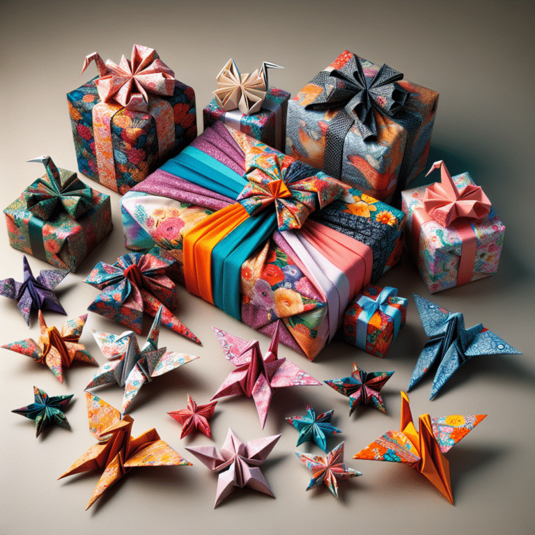 Origami Meets Furoshiki: A Creative Way of Wrapping Presents